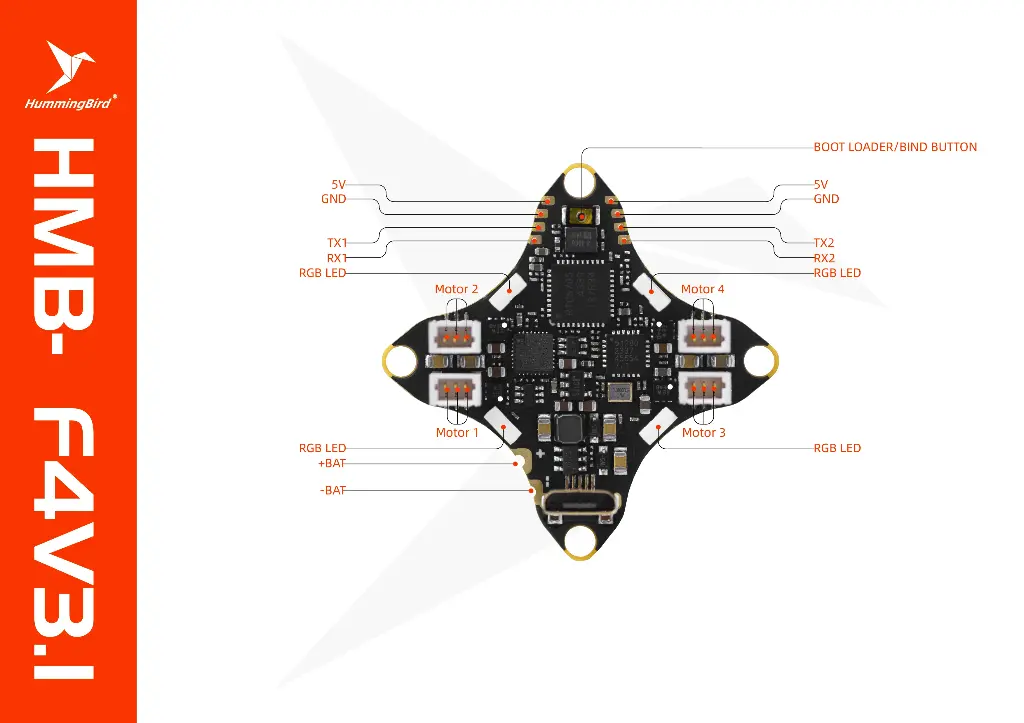 NBD HummingBird V3.1 AIO Flight Controller