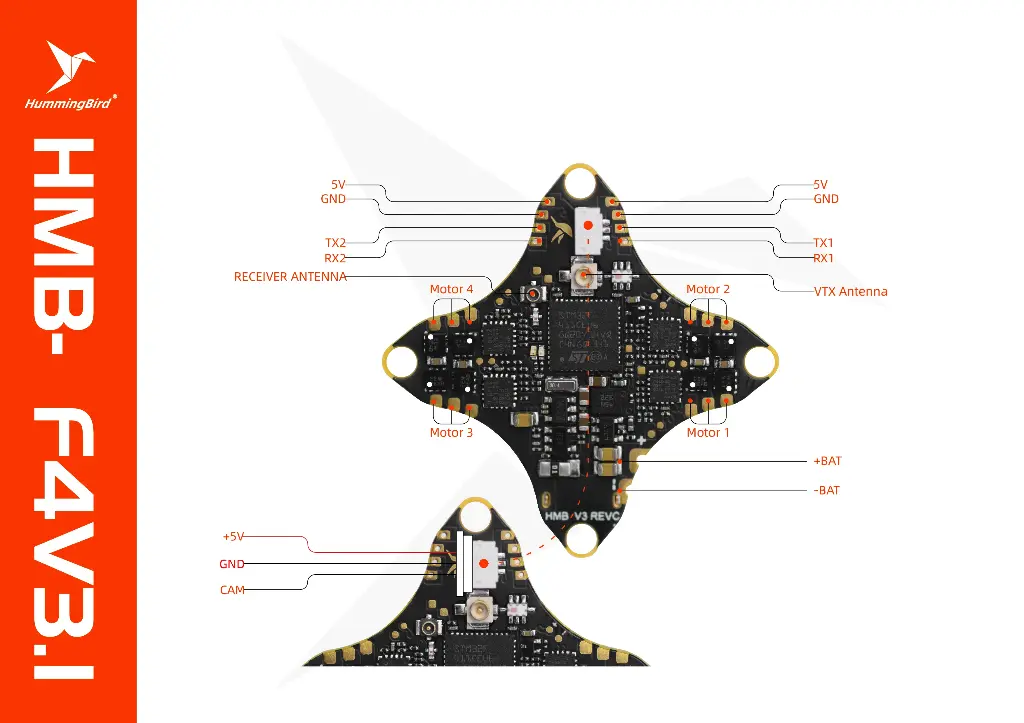 NBD HummingBird V3.1 AIO Flight Controller