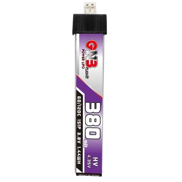 GNB 1S 380mAh LiHV 60C PH2.0 baterija